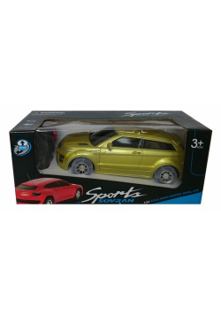 Auto Sports zdalnie sterowane ze światłem złote