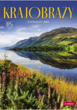 Kalendarz 2025 A4 Ścienny Krajobrazy