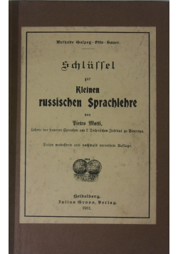 Schluffel, 1921 r.