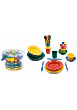 Zestaw naczyń w pojemniku Dining-Set 48 części