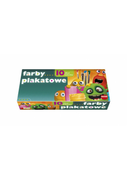 Farba plakatowe 10 kolorów