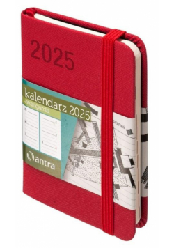 Kalendarz 2025 A7 Awangarda TDW czerwony