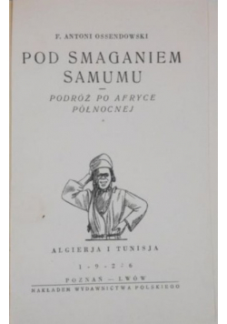 Pod smaganiem Samumu, 1926 r.