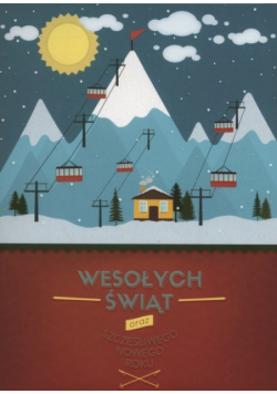 Karnet Wesołych świąt Wyciąg