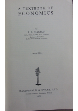 A Textbook of Economics
