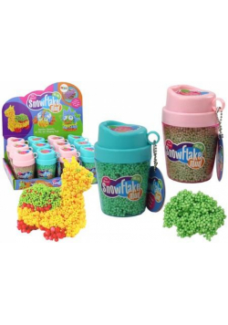 Squishy kulki styropianowe w kubku zielony