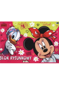 Blok rysunkowy A4 Minnie 20 kartek 10 sztuk mix
