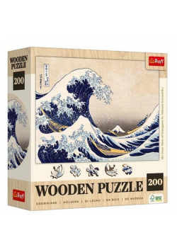 Puzzle drewniane 200 Wielka Fala w Kanagawie TREFL