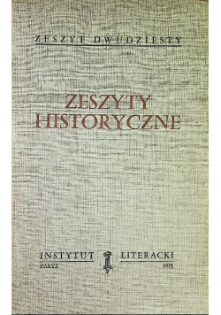 Zeszyty historyczne zeszyt 20