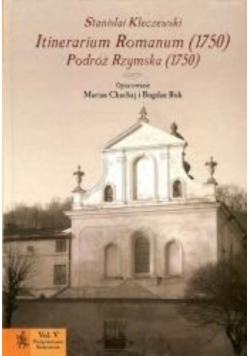 Podróż Rzymska 1750 Itinerarium Romanum 1750