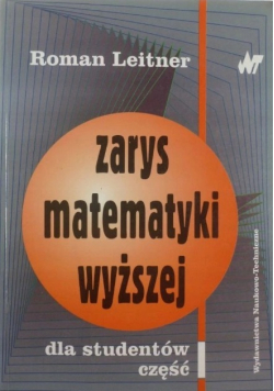Zarys matematyki wyższej Część I