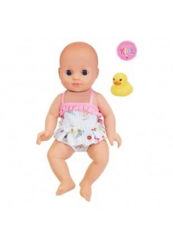 Lalka Kids Girl do kąpieli z kaczuszką, 30 cm