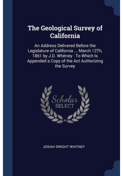 The Geological Survey of California
