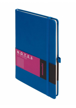 Notes Memofix A5 kratka niebieski