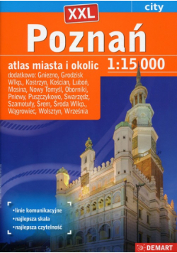 Poznań plus 17 XXL atlas miasta