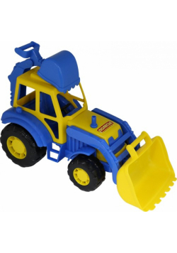 Altaj traktor-koparka niebieska