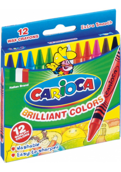 Kredki świecowe Carioca 12 kolorów