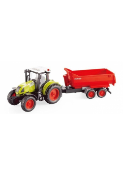 Traktor z przyczepą ze światłem i dźwiękiem