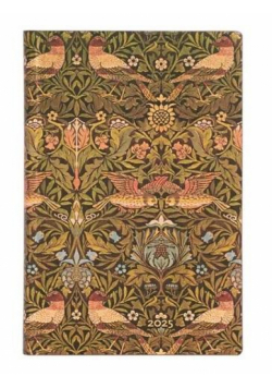 Kalendarz 2025 Morris Birds Mini tygodniowy HOR Flexi