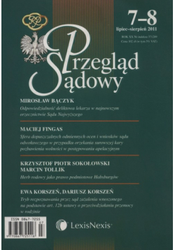 Przegląd Sądowy 7-8/2011