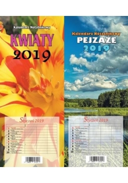 Kalendarz 2019 Notatnikowy MIX BESKIDY