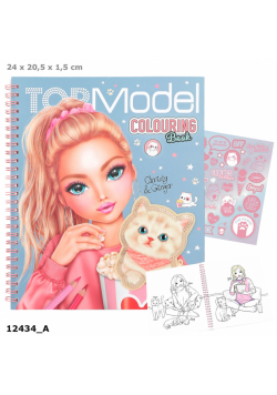 Kolorowanka z pluszowym kotkiem TOPModel 12434A