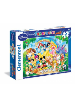 Puzzle SuperColor Maxi Disney Classic 60