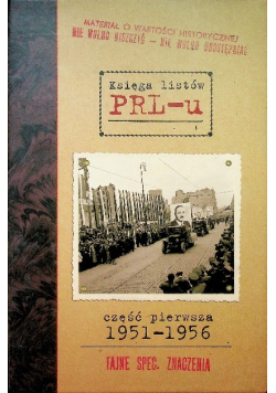 Księga listów PRL u Część pierwsza 1951 1956