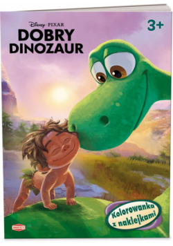 Dobry dinozaur Kolorowanka z naklejkami