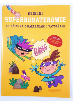 Książeczki z naklejkami i tatuażami Superbohaterowie