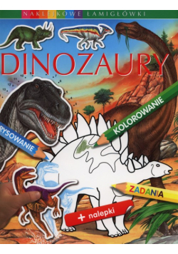 Dinozaury Naklejkowe łamigłówki