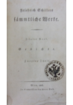Friedrich Schiller sammtlische Berte