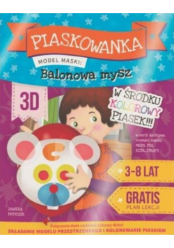 Piaskowanka 3D - Balonowa mysz
