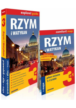 Rzym i Watykan 3w1 Przewodnik+atlas+mapa