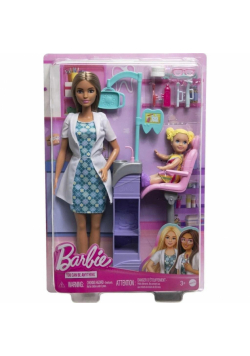 Barbie Kariera. Gabinet dentystyczny z pacjentką