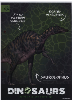 Wkład do segregatora A5 Dinozaur Saurolophus