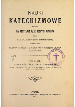 Nauki Katechizmowe Tom VII 1912 r.