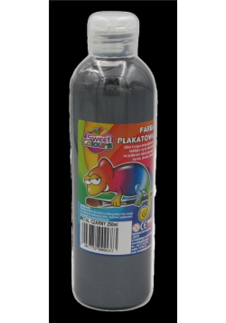 Farba dekoracyjna metaliczna czarna 250ml