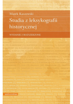 Studia z leksykografii historycznej
