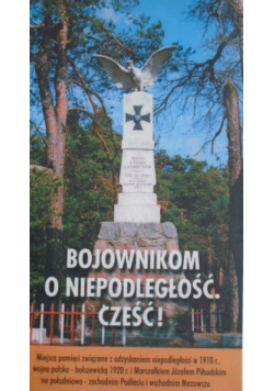Bojownikom o niepodległość Cześć