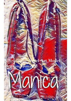 Manica Christophe Nayel creative Art Journal clinton in blue dress