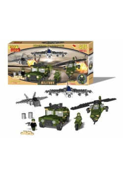 Klocki Zestaw wojskowy Military 428 elementów