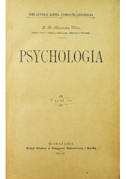 Psychologia Tom I 1902 r.