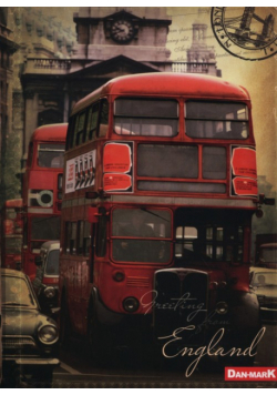 Zeszyt A5 w linie 60 kartek England 10 sztuk