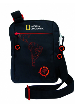 Saszetka na ramię National Geographic Compass Red