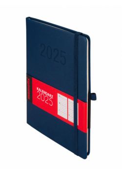 Kalendarz 2025 Memofix B6 TDW granatowy