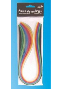Paski do quillingu 5mmx50cm pastelowe 100szt
