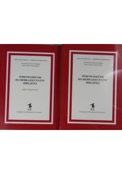 Wprowadzenie Do Hebrajszczyzny Biblijnej Część 1 i 2