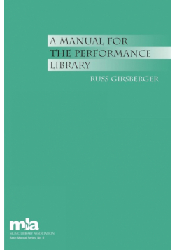 A Manual for the Performance Library