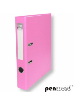 Segregator A4 z okuciem 5cm różowy